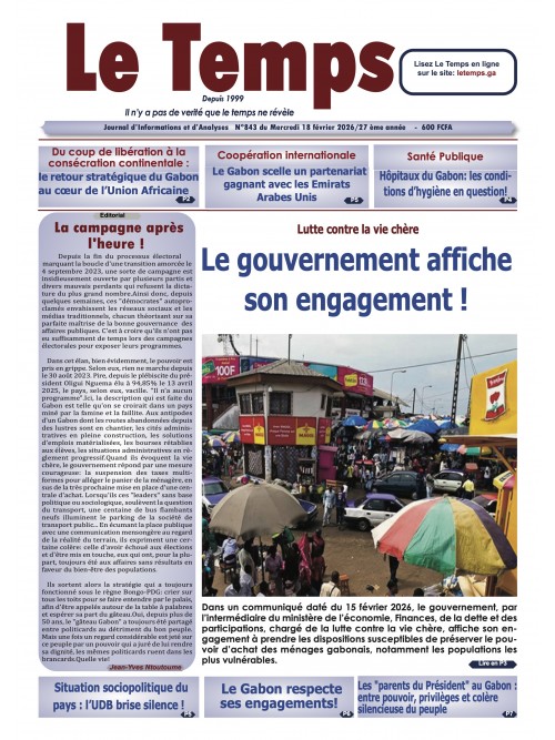 Le Temps 18/02/2026