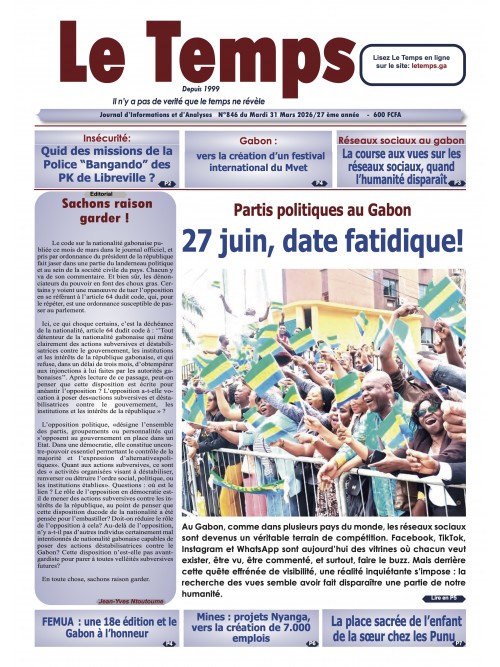Le Temps 31/03/2026