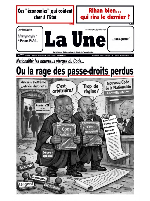 La Une 08/04/2026