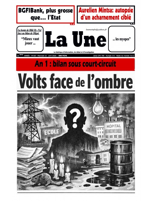 La Une 15/04/2026
