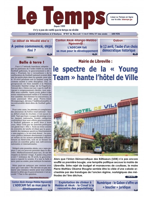 Le Temps 15/04/2026