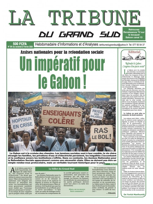 La Tribune du Grand Sud 27/02/2026