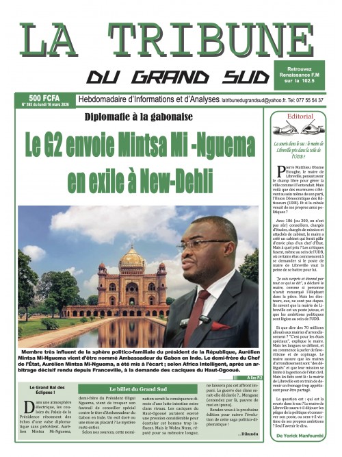 La Tribune du Grand Sud 16/03/2026