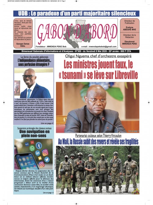 Gabon d'abord 08/05/2026