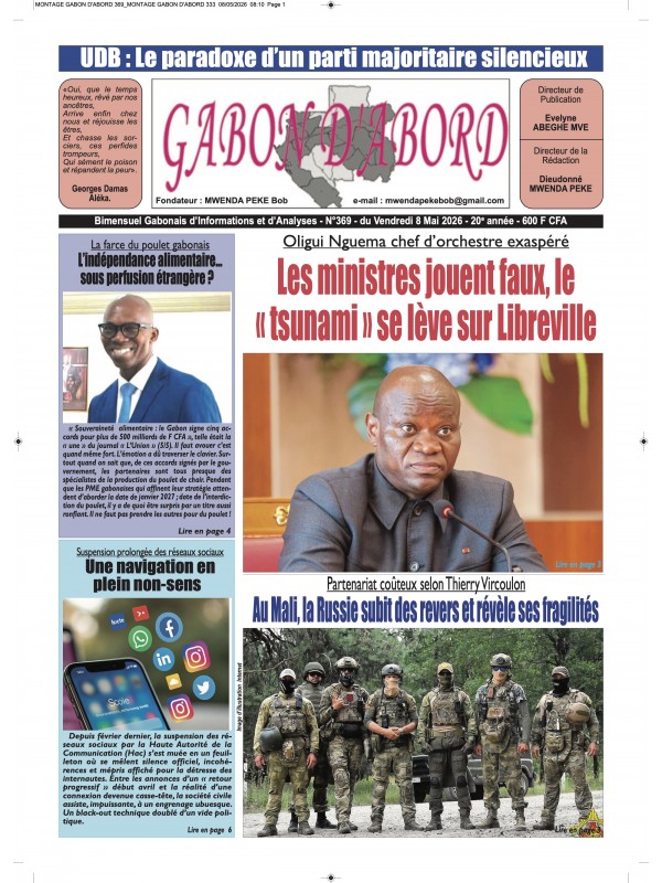 Gabon d'abord 08/05/2026