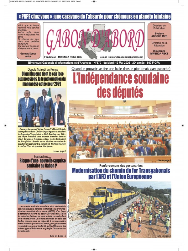 Gabon d'abord 12/05/2026