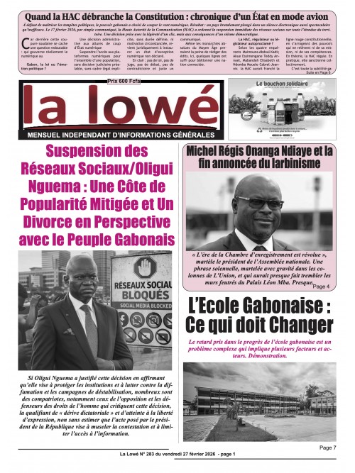 La LOWE 27/02/2026