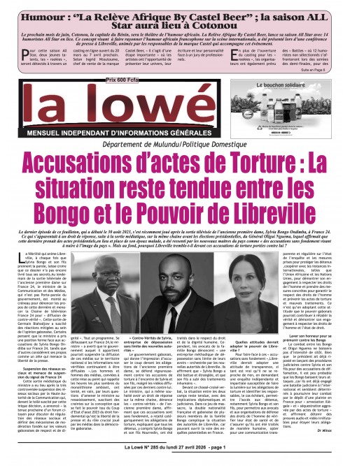 La LOWE 27/04/2026