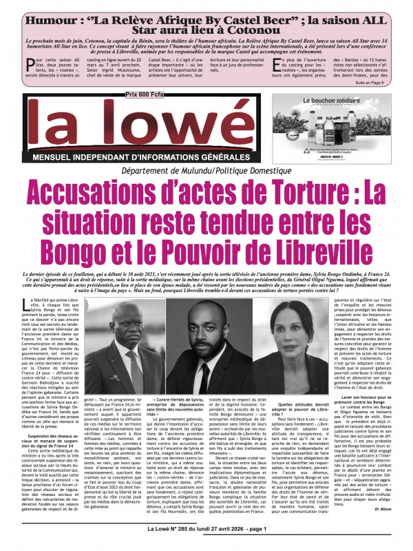 La LOWE 27/04/2026