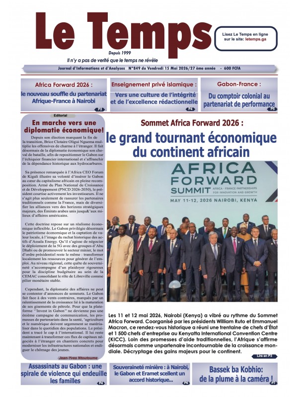 Le Temps 15/05/2026