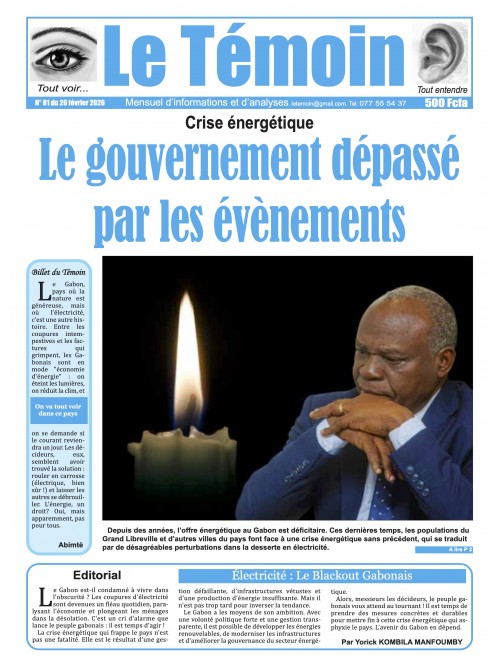 Le Temoin 26/02/2026