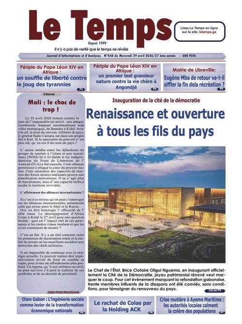 Le Temps 29/04/2026