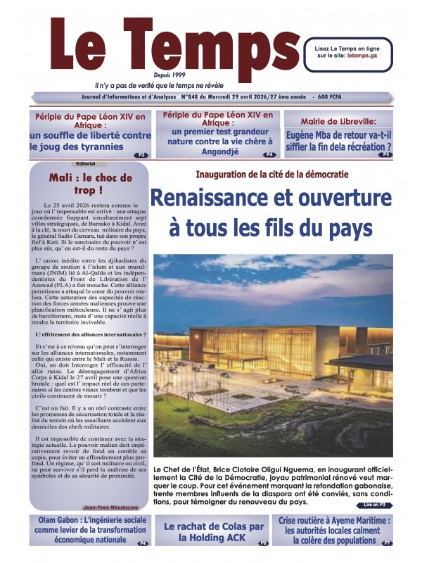 Le Temps 29/04/2026