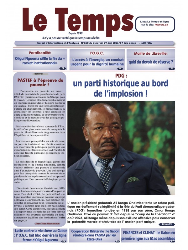 Le Temps 29/05/2026