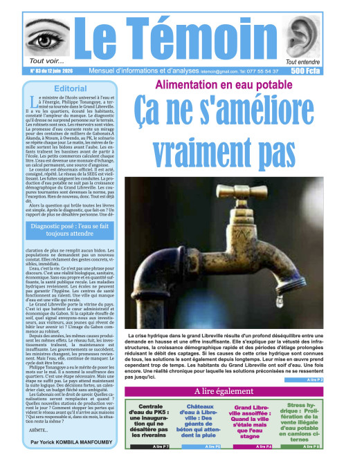 Le Temoin 12/06/2026