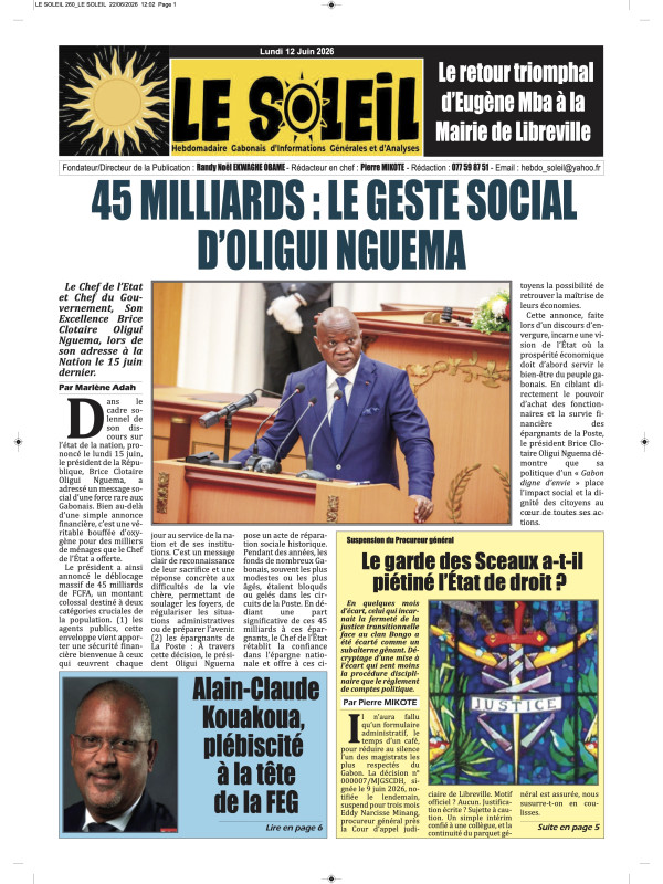 Le Soleil 12/06/2026