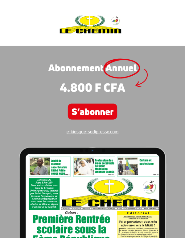 LE CHEMIN - ABONNEMENT ANNUEL