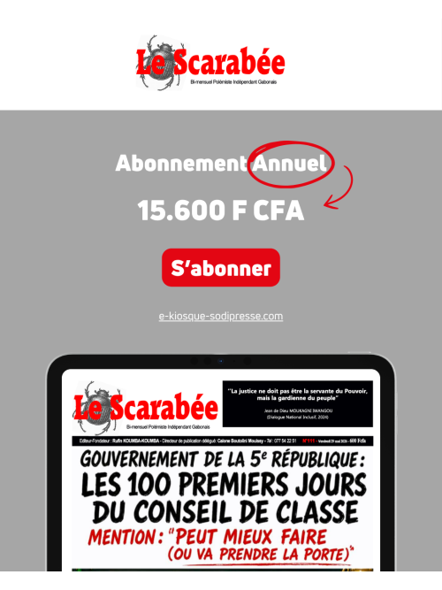 Le Scarabee - ABONNEMENT ANUUEL