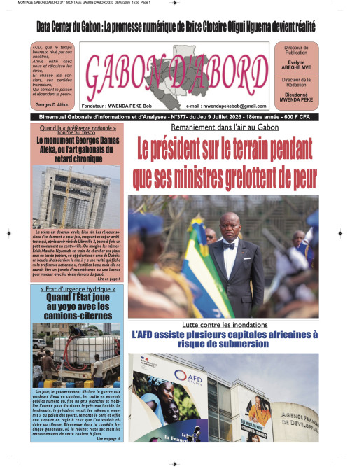Gabon d'abord 09/07/2026