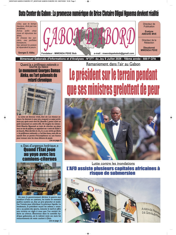 Gabon d'abord 09/07/2026