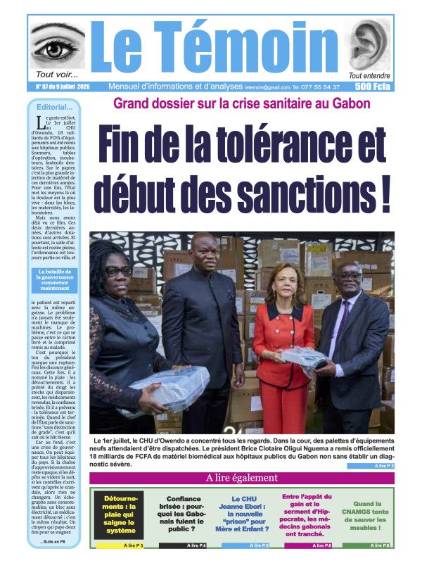 Le Temoin 09/07/2026