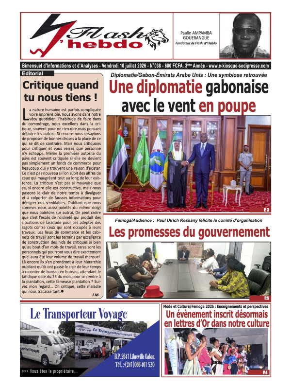 Flash W Hebdo 13/07/2026