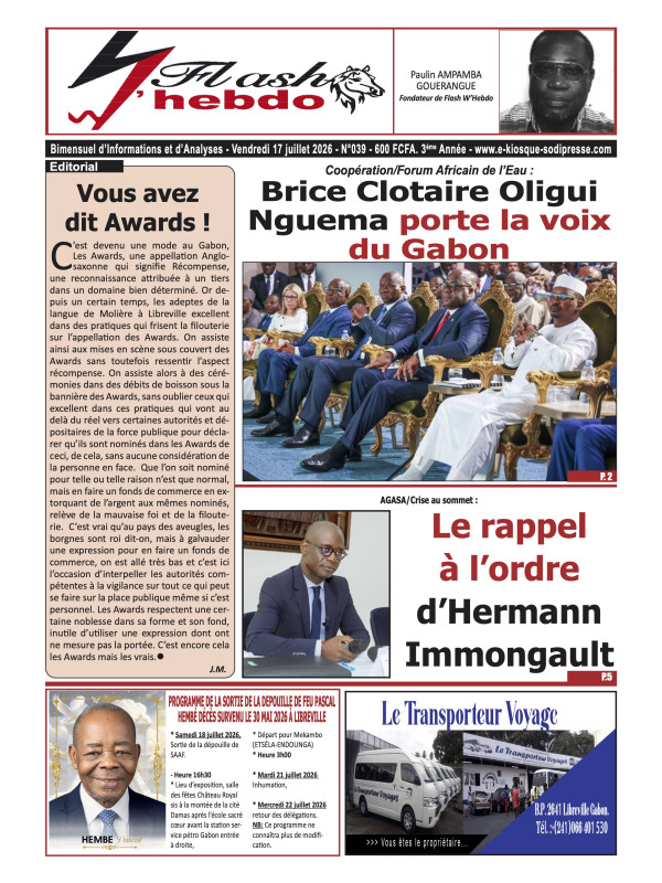 Flash W Hebdo 17/07/2026