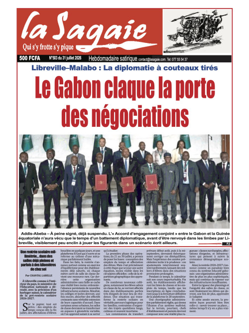 La Sagaie 31/07/2026