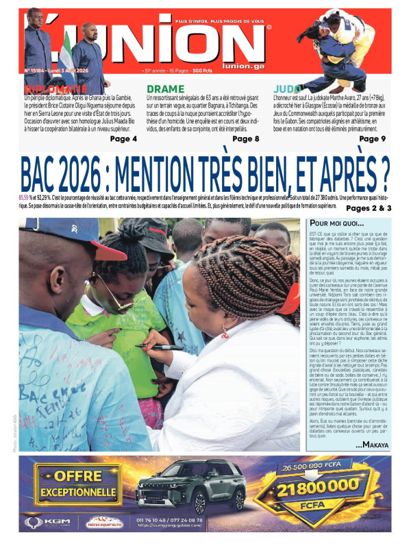 L'Union 03/08/2026