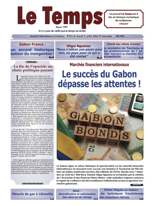 Le Temps 31/07/2026