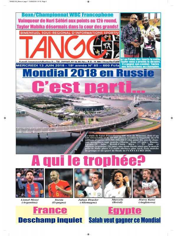 TANGO 13/06/2018