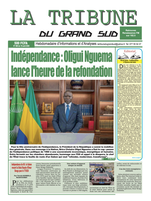 La Tribune du Grand Sud 19/08/2026