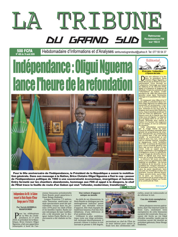 La Tribune du Grand Sud 19/08/2026