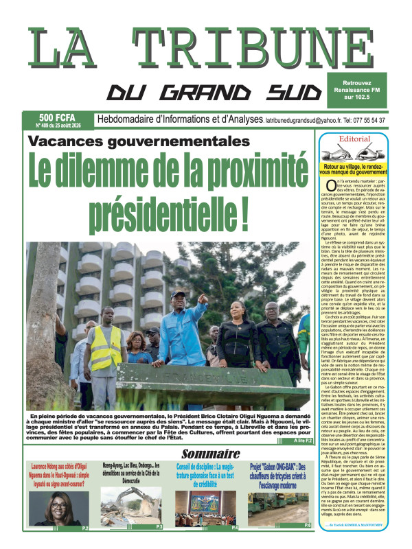 La Tribune du Grand Sud 25/08/2026