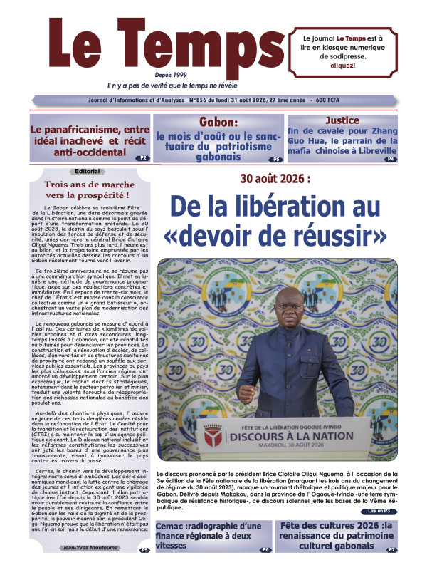 Le Temps 31/08/2026