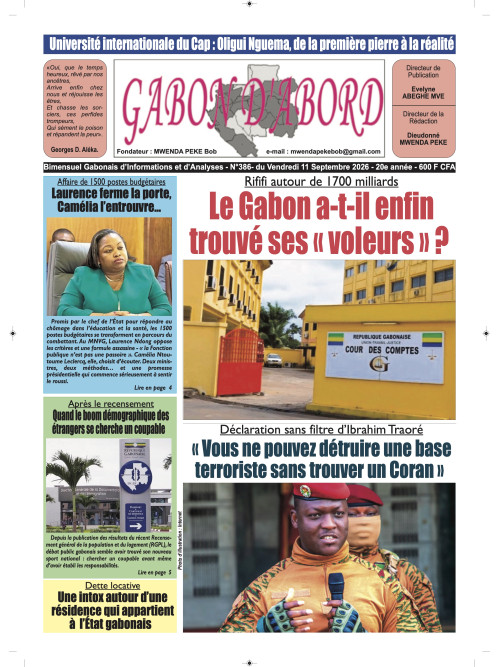 Gabon d'abord 11/09/2026