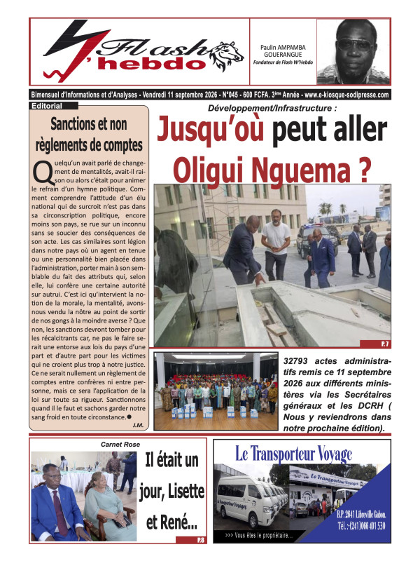 Flash W Hebdo 11/09/2026