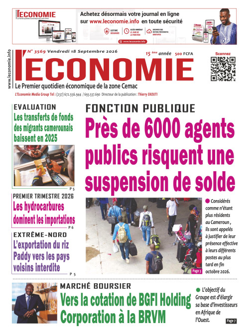 Le quotidien de l'economie 18/09/2026