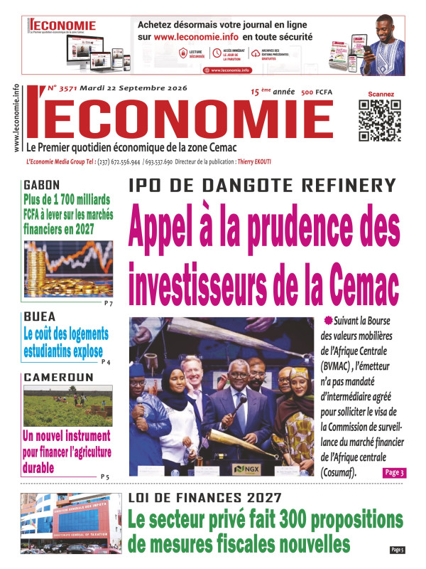 Le quotidien de l'economie 22/09/2026