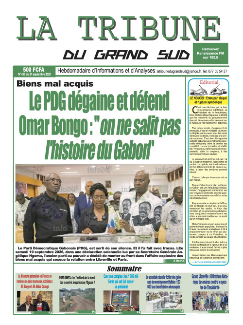La Tribune du Grand Sud 21/09/2026