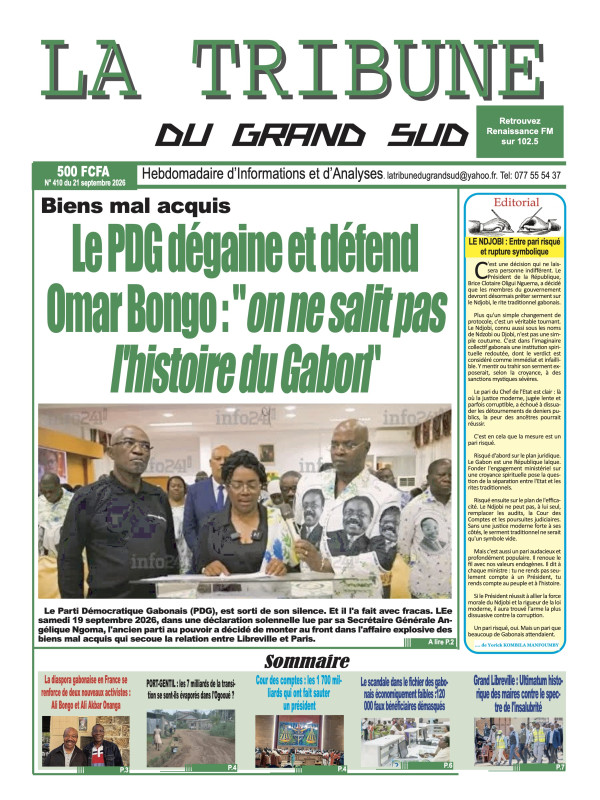 La Tribune du Grand Sud 21/09/2026