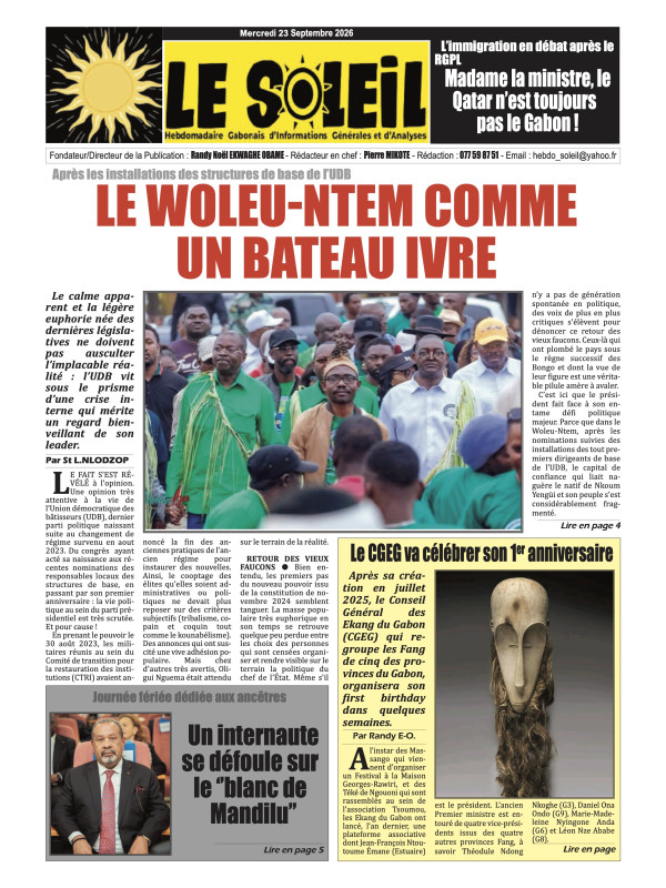 Le Soleil 23/09/2026