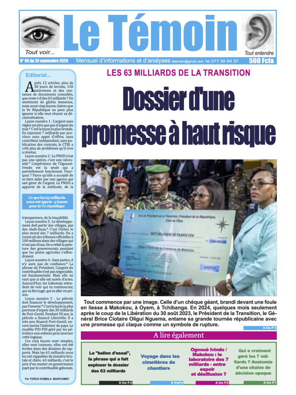 Le Temoin 24/09/2026
