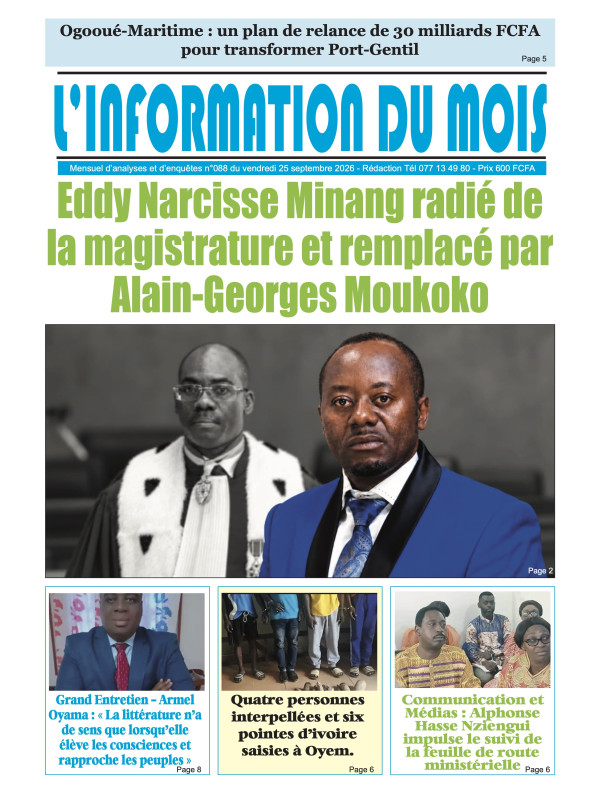 L'information du mois 25/09/2026