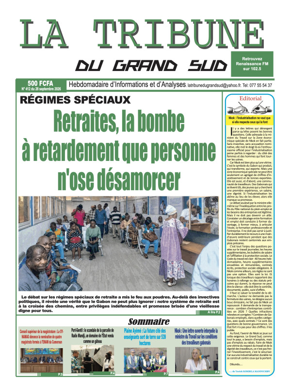 La Tribune du Grand Sud 28/09/2026