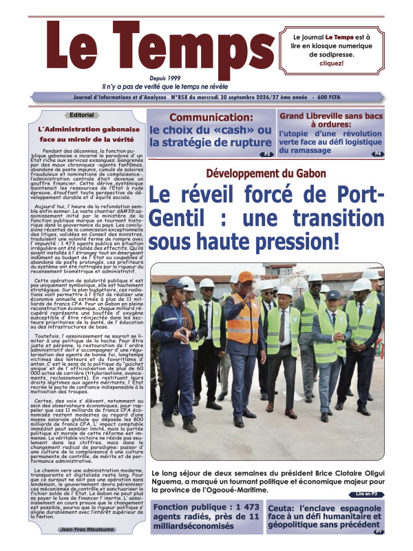 Le Temps 30/09/2026