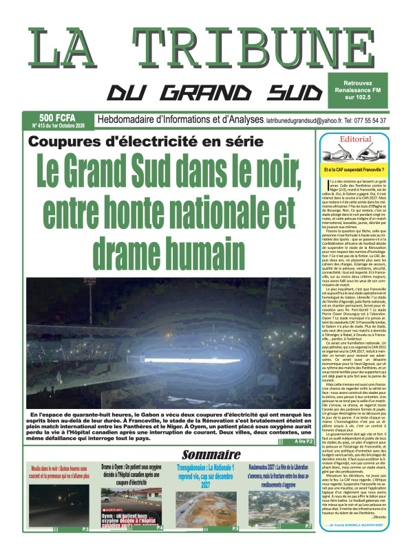 La Tribune du Grand Sud 01/10/2026
