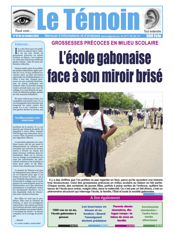 Le Temoin 01/10/2026