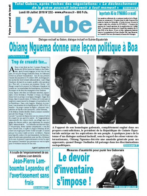 L'Aube 09/07/2018