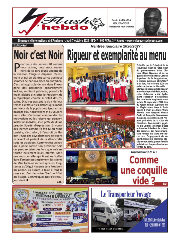 Flash W Hebdo 07/10/2026